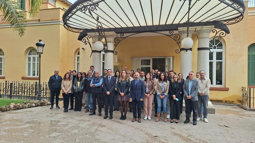 MÁLAGA DANA Minuto de silencio en Málaga por las víctimas de la DANA