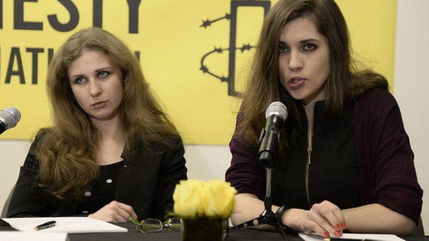 Las Pussy Riot renuevan su guerra contra Putin a solo unos días de los