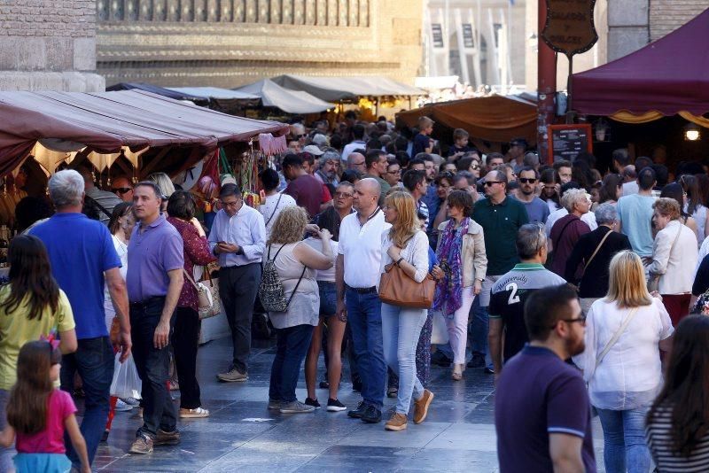 Mercado medieval en Zaragoza