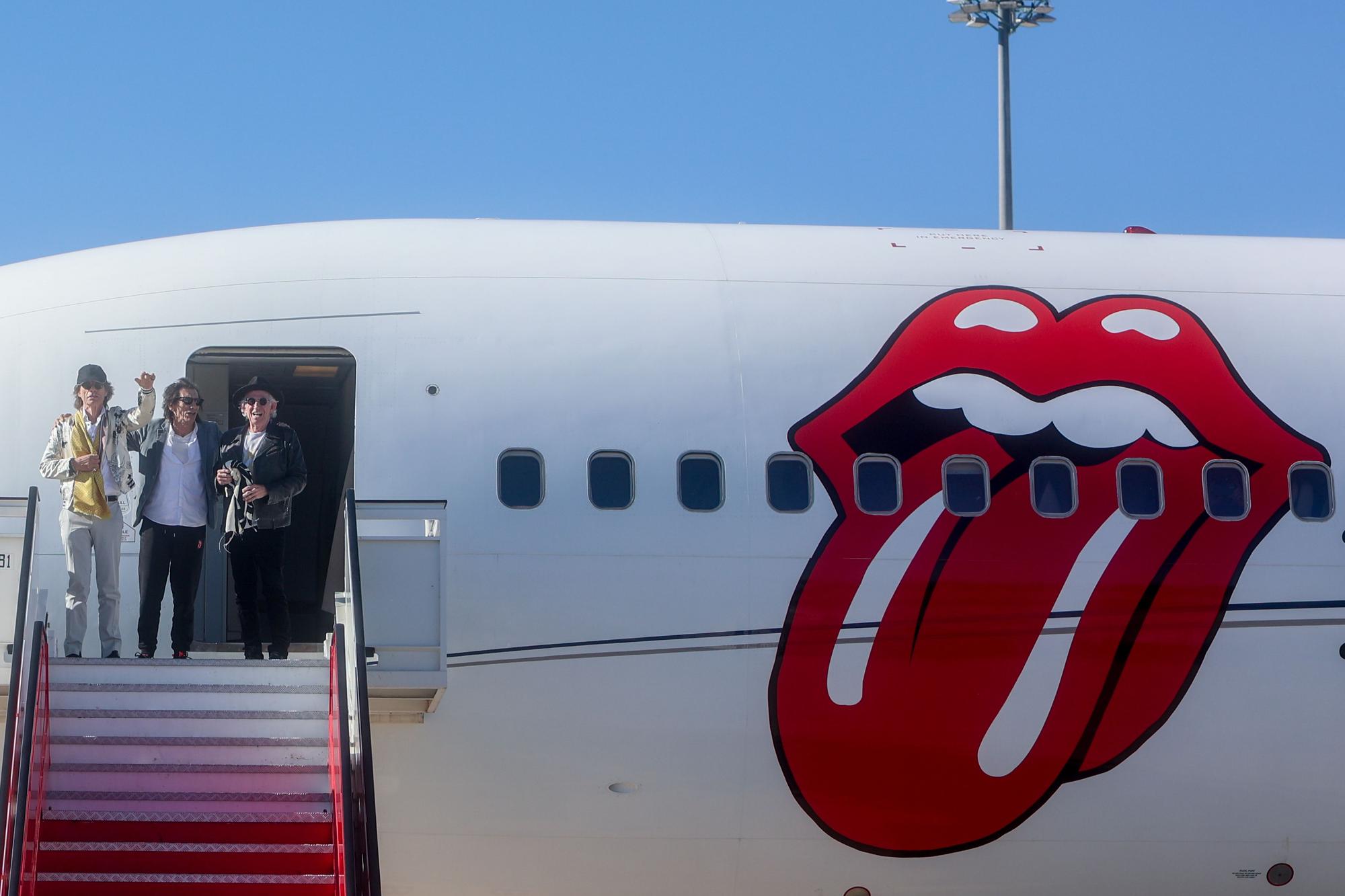 Los Rolling Stones ya están en Madrid