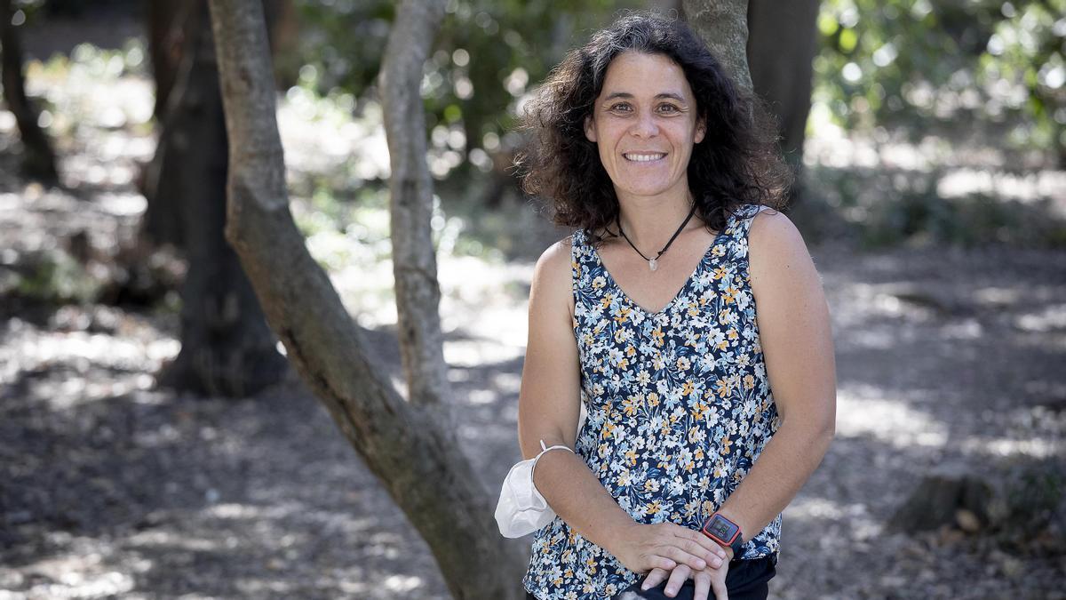 Natalia Pomareda, profesora en el Institut Bellvitge de L'Hospitalet