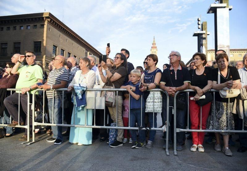 Retreta militar y homenaje a los caídos por España