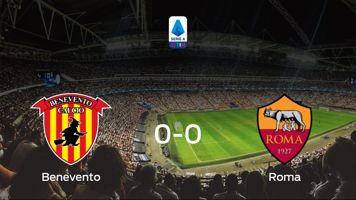 El Benevento y la AS Roma firman un empate sin goles (0-0)