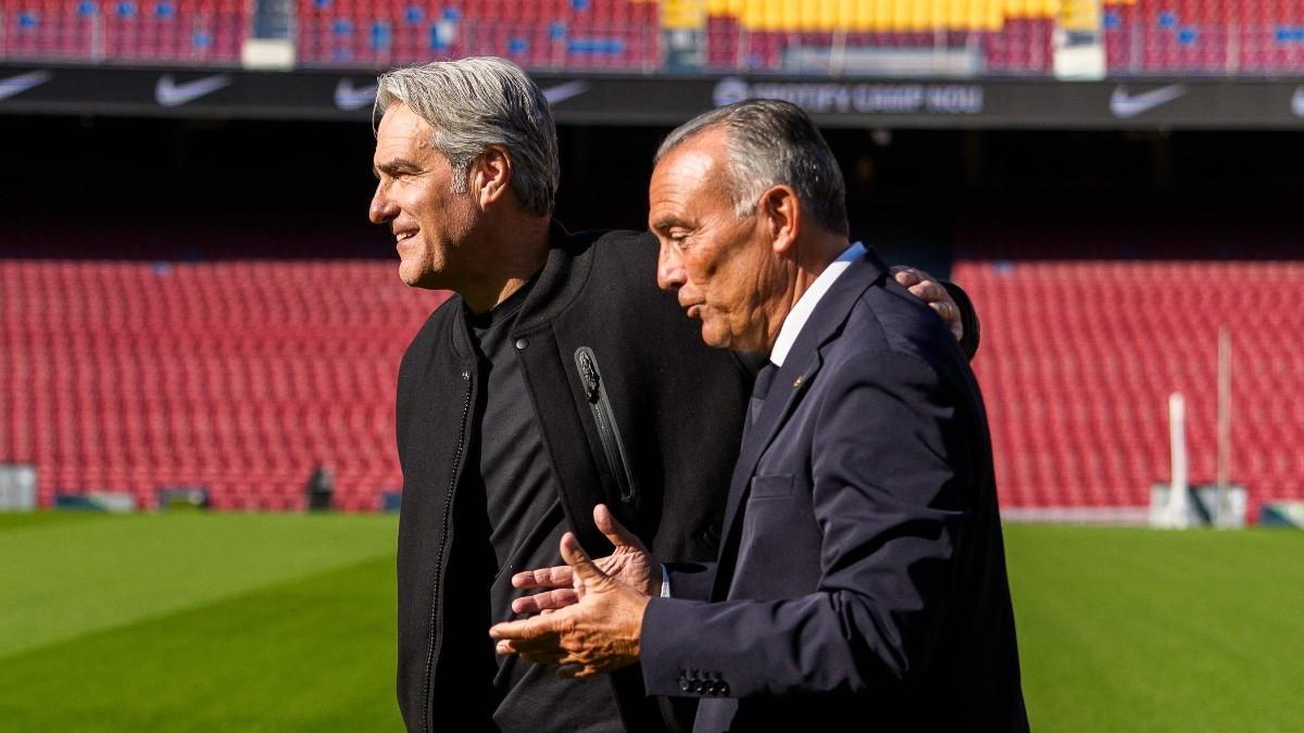 Rafa Yuste dialogó de manera ambigable con el presidente de Nike