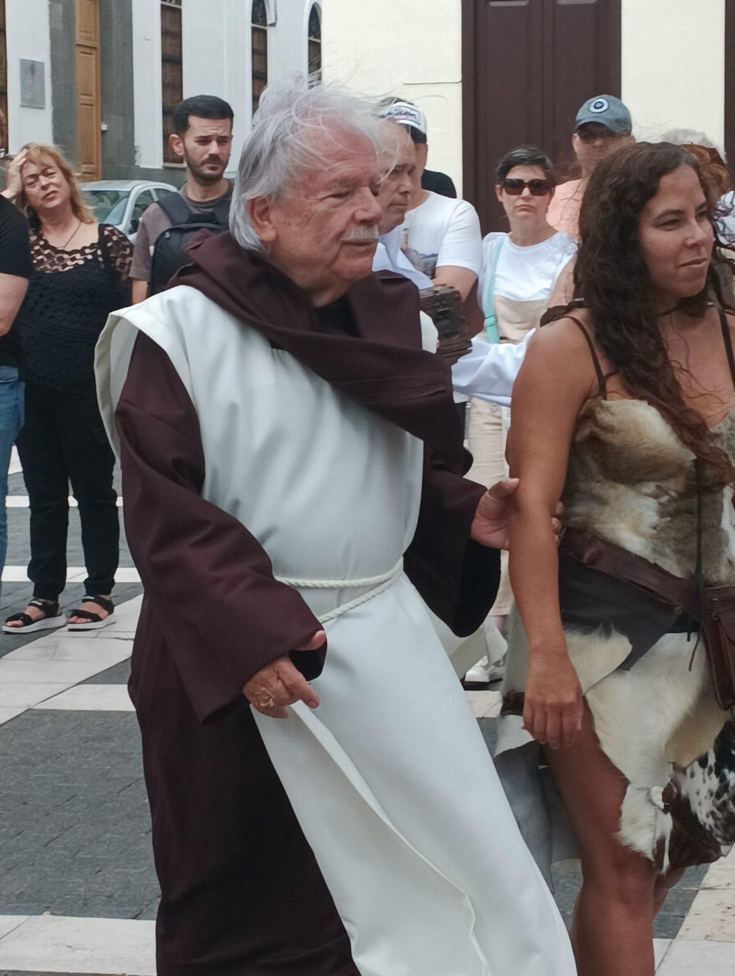 Viaje en el tiempo escenificado a la cuna de las 3 Palmas en Vegueta