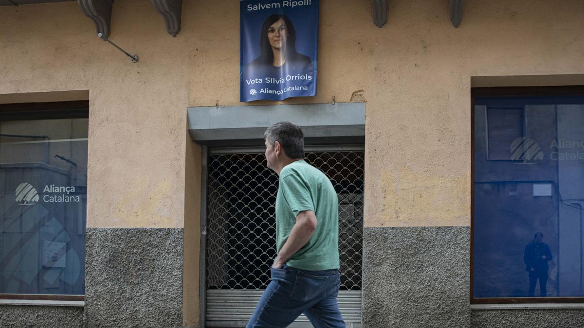 La sede de Aliança Catalana, en Ripoll.