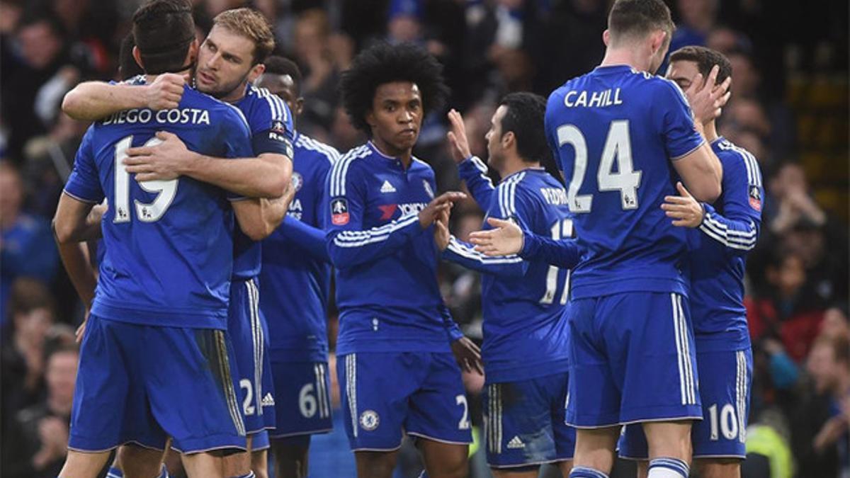 El Chelsea goleó al Manchester City y jugará los cuartos de final de la FA Cup