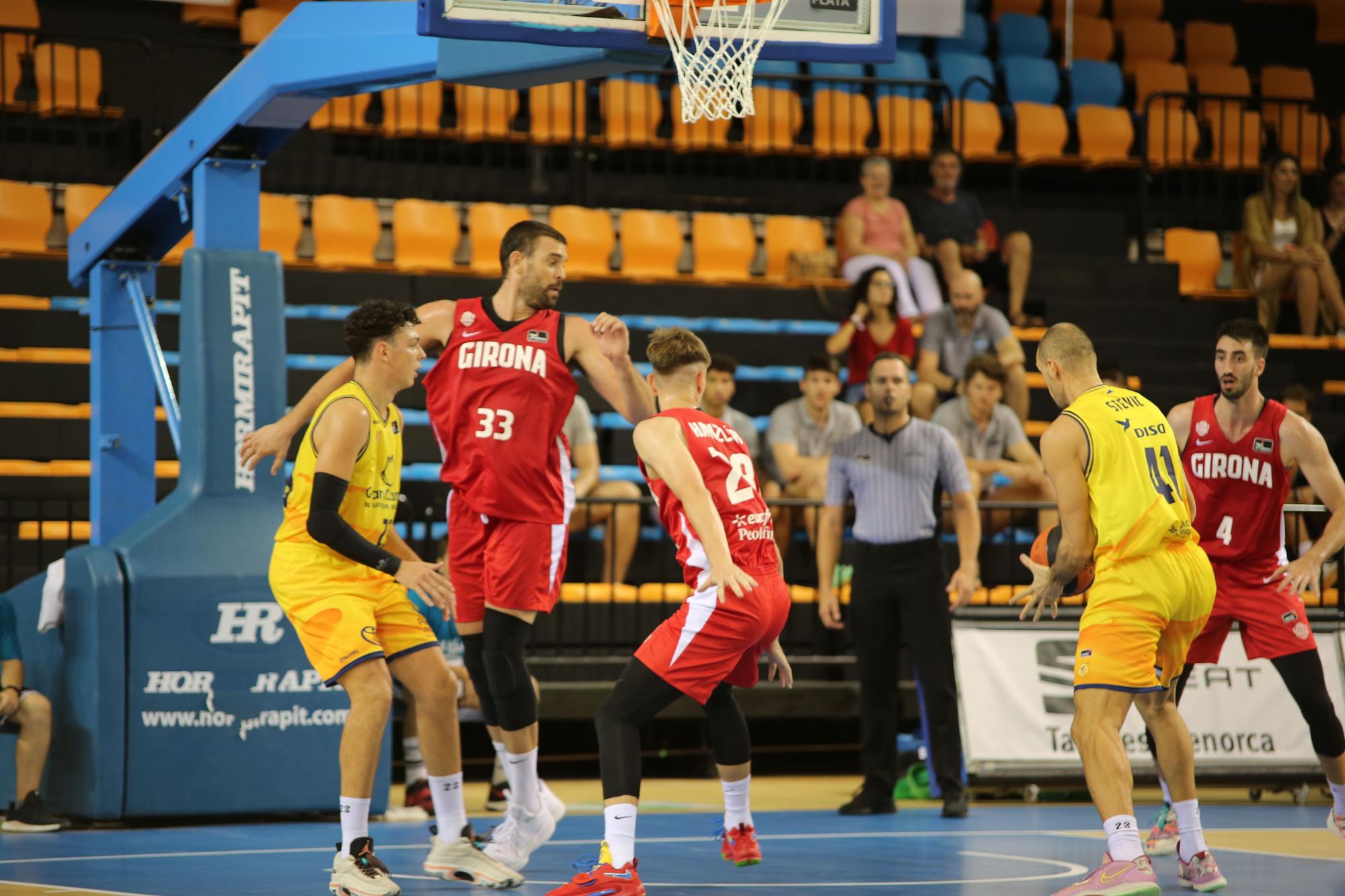 El Bàsquet Girona cau derrotat contra el Gran Canària a Maó (76-71)