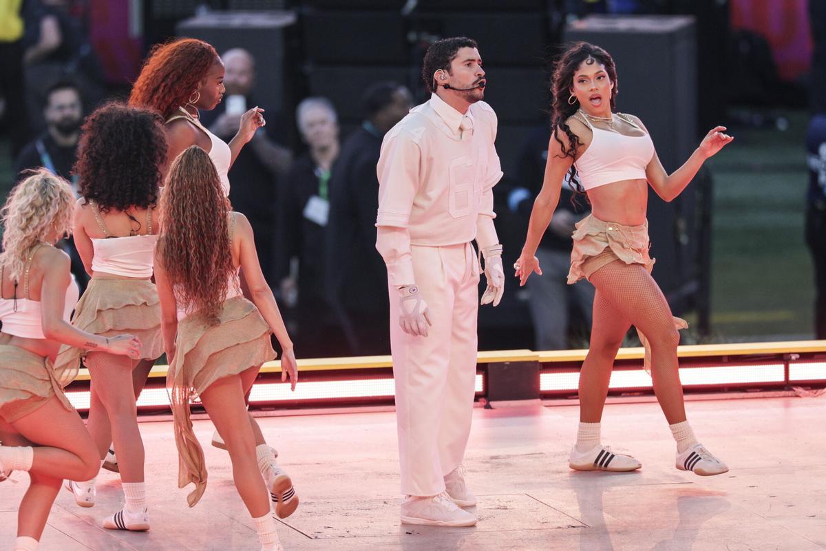 El show del descanso de la Super Bowl LX, con Bad Bunny, en imágenes.