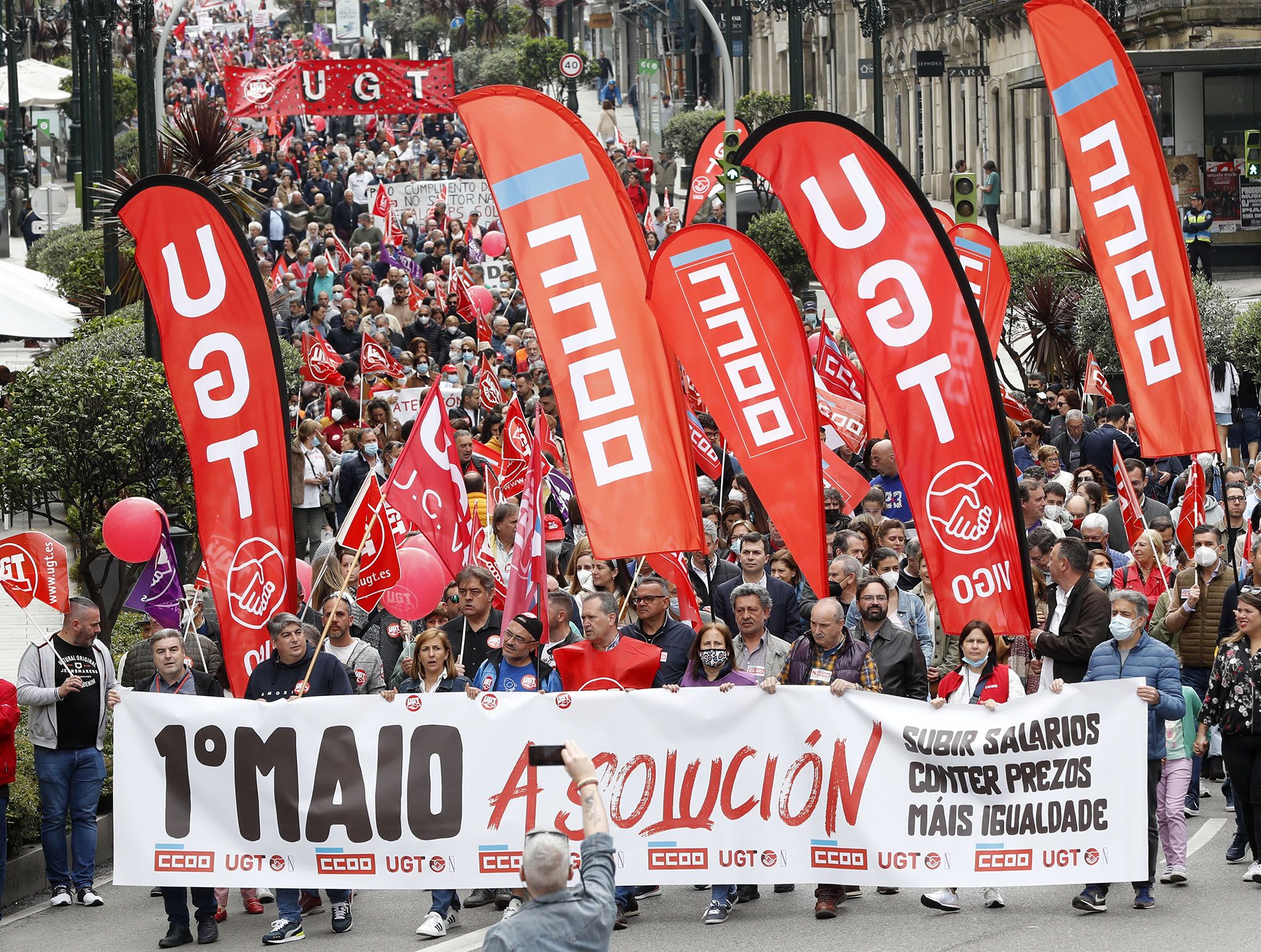 Día del Trabajo: El movimiento obrero vuelve a las calles de Vigo