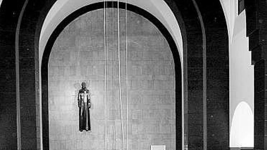 El aspecto interior de la iglesia de los Capuchinos.