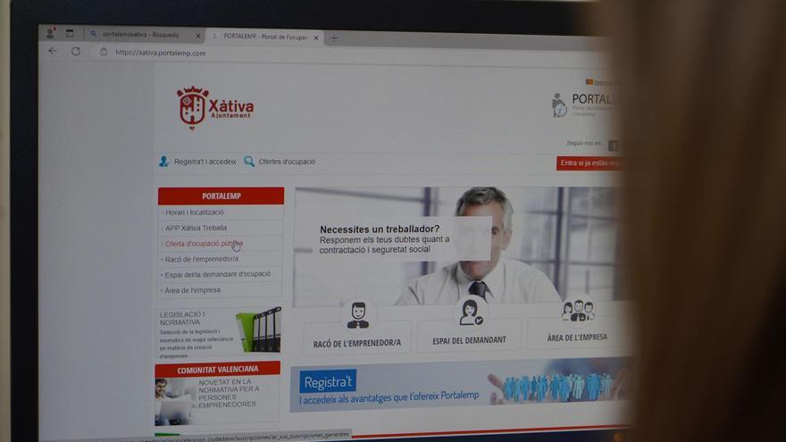 Xàtiva retoma la atención de orientación laboral a través del portal de ocupación