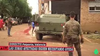 Zapadores de la BRI trabajan para ayudar en el desastre de Valencia
