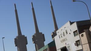 La central tèrmica de Sant Adrià de Besòs, aquest estiu.