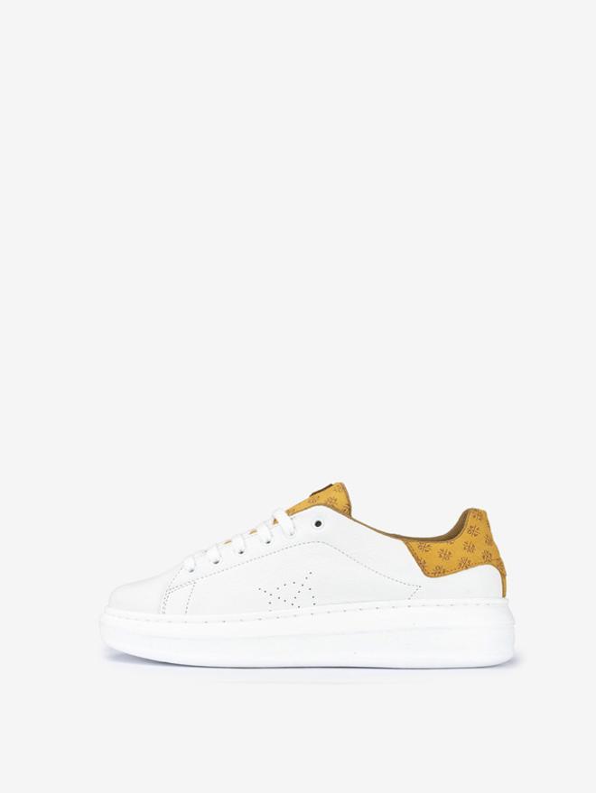 Zapatillas bicolor de cuero, de Popa
