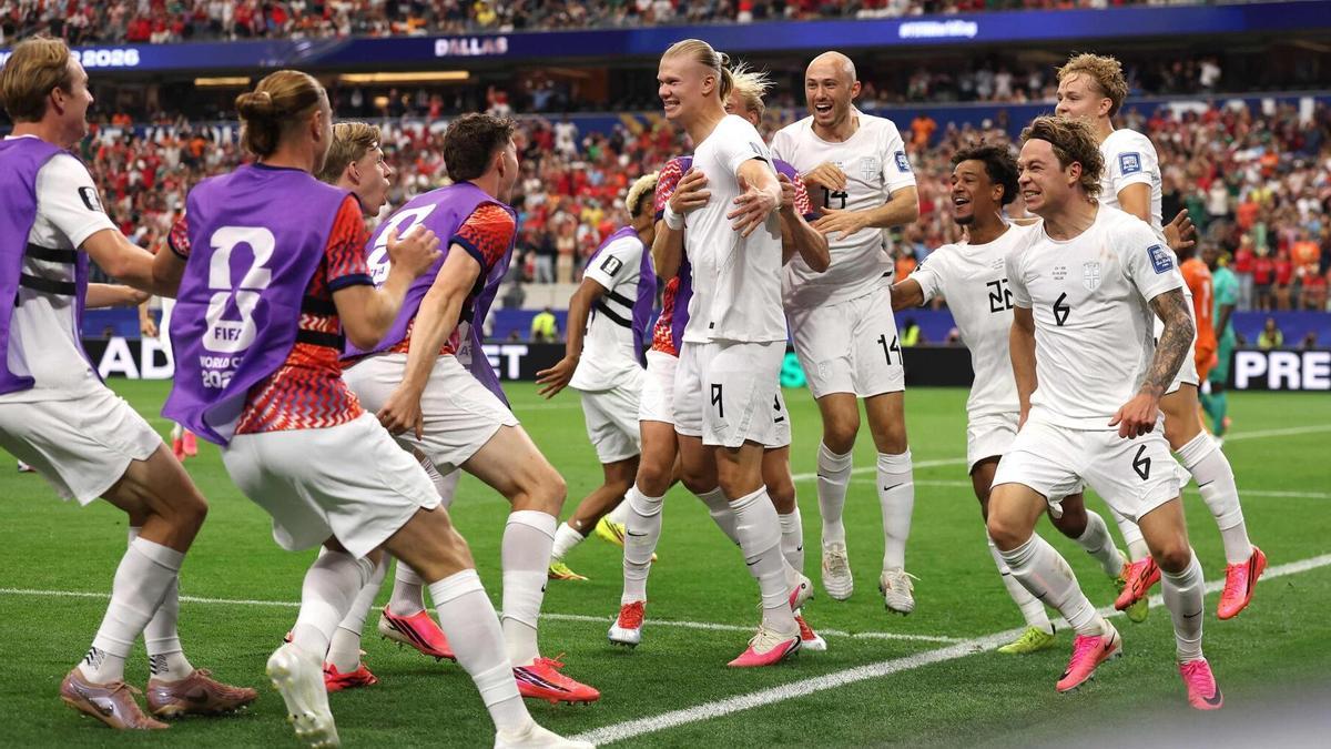 Una obra de arte de Nusa y un gol decisivo Haaland meten a Noruega en octavos