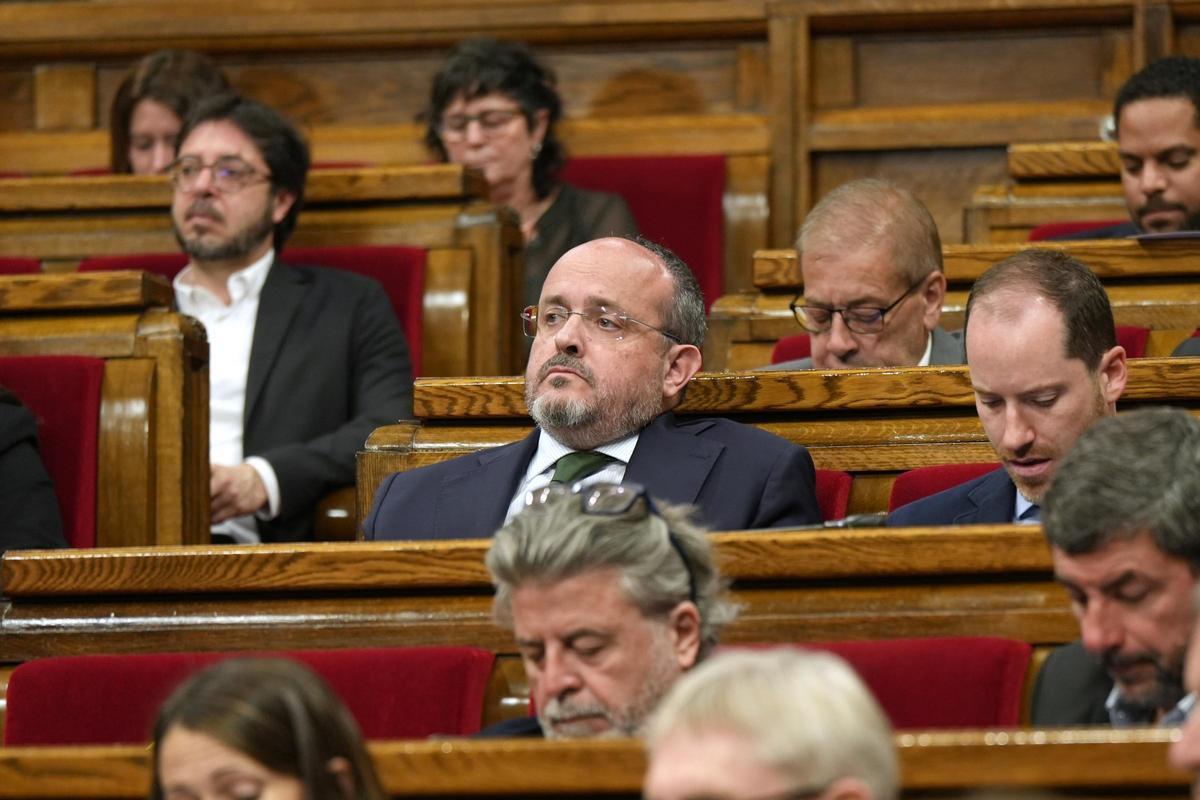 El presidente del PPC, Alejandro Fernández.