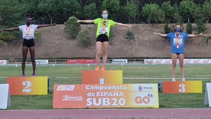 Nara Elipe Esteller revalidó su título de campeona de España de 3.000 obstáculos en Monzón