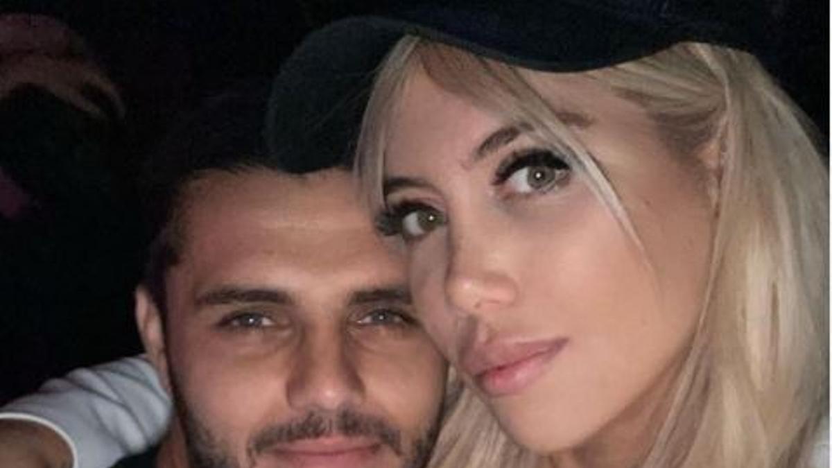 Mauro Icardi, junto a Wanda Nara