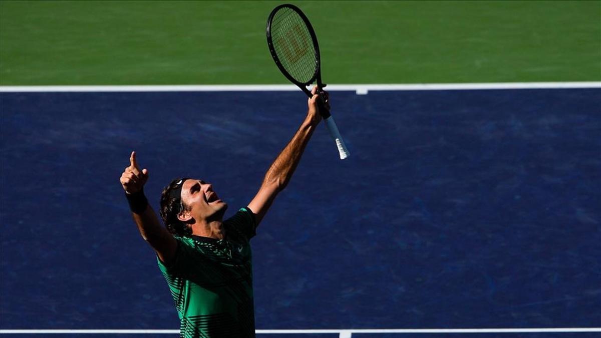 Federer hizo historia en Indian Wells