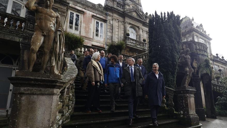 Rueda subraya el compromiso de la Xunta con la rehabilitación del Pazo de Lourizán con una inversión de 17 millones