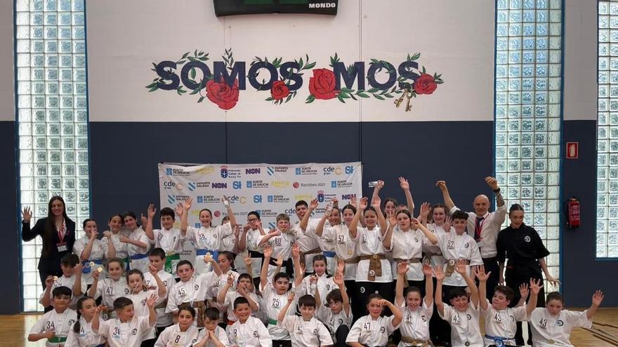 El Kung-Fu Zen arrasa en el Provincial de Mos con nueve podios