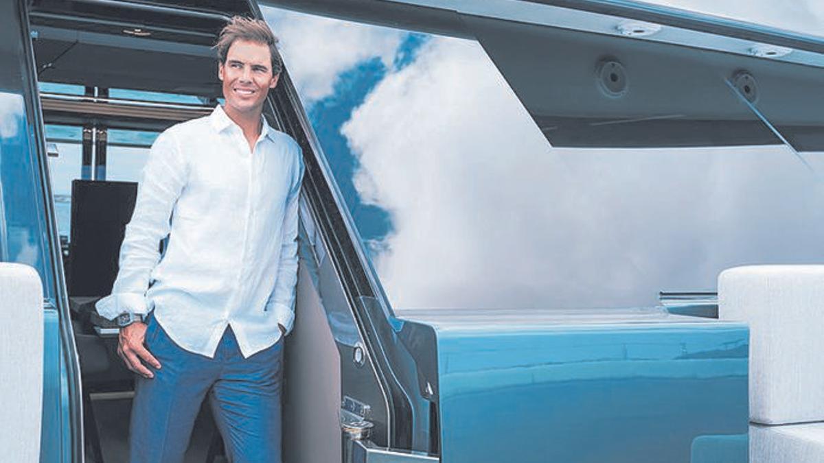 Rafa Nadal disfruta de sus vacaciones en el catamarán estrenado en 2020