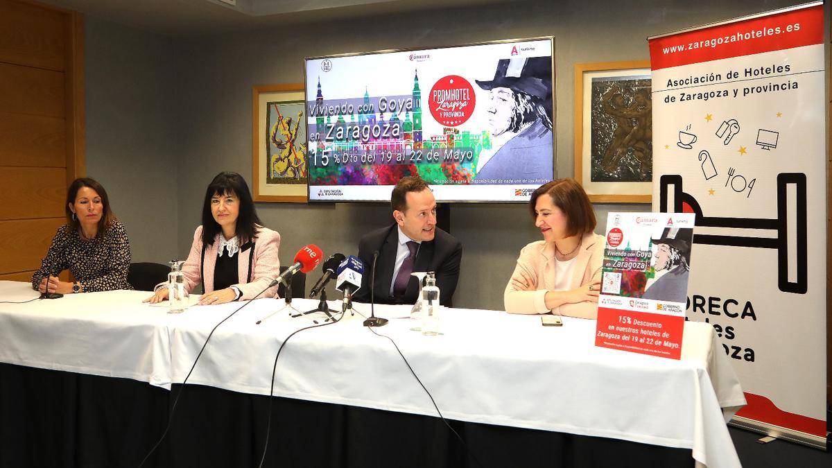Natalia García, Gloria Pérez, Antonio Presencio y Sara Fernández, este miércoles