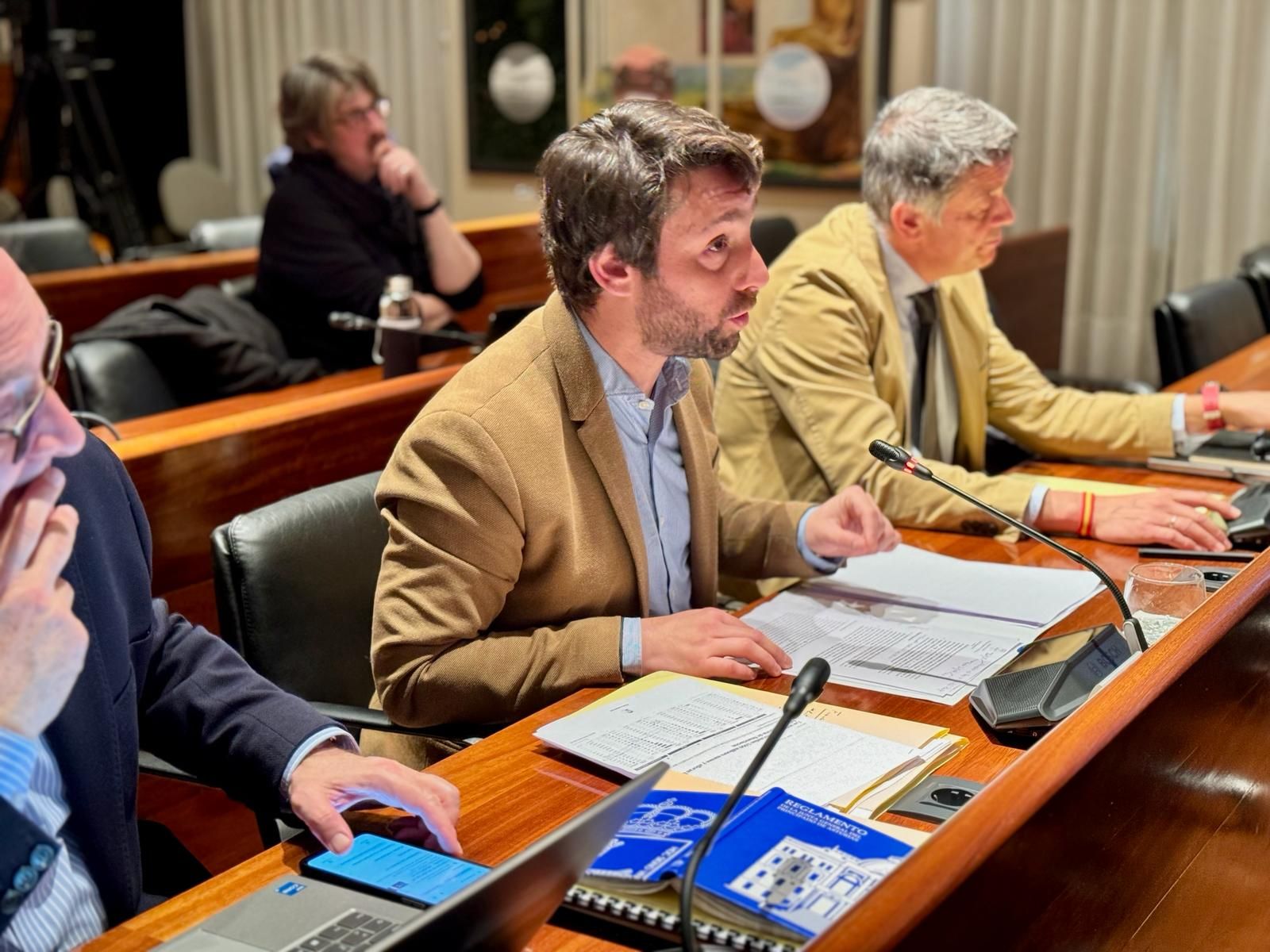 El diputado del PP Andrés Ruiz, en la Junta.