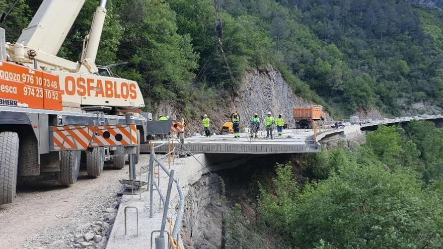 Reabre al tráfico este viernes la N-260 entre Congosto de Ventamillo y Campo (Huesca)