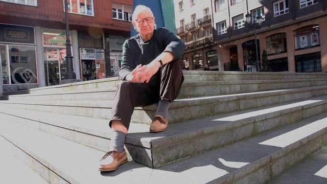 Tony Palmer, ayer, en Oviedo.