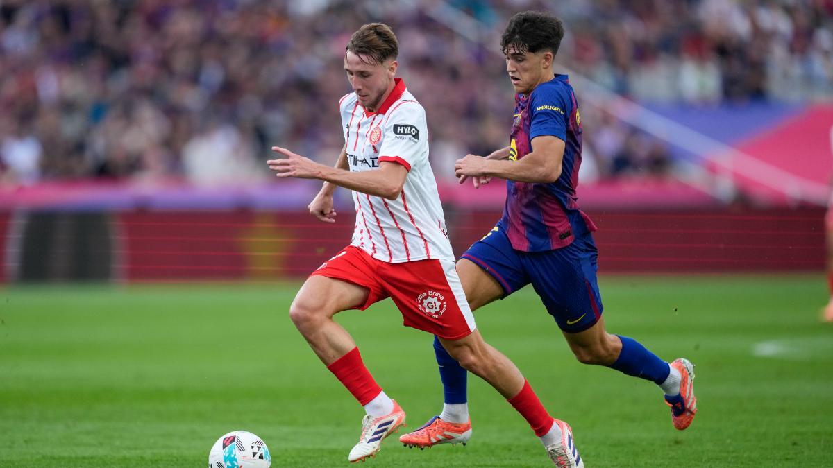 Vanat, durante el partido contra el Barça