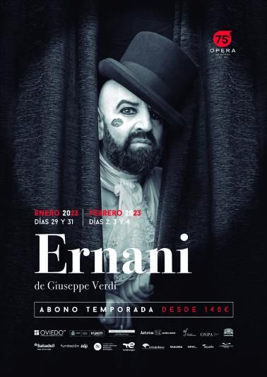 Mariano Rodríguez, en el cartel de &quot;Ernani&quot;.