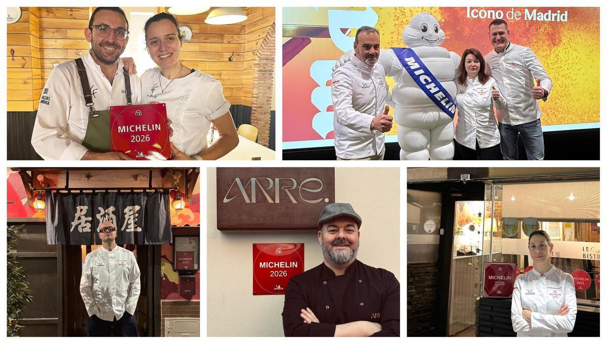 Imagen de los cocineros reconocidos por el Bib Gourmand en Castellón en la Guía Michelin 2026.