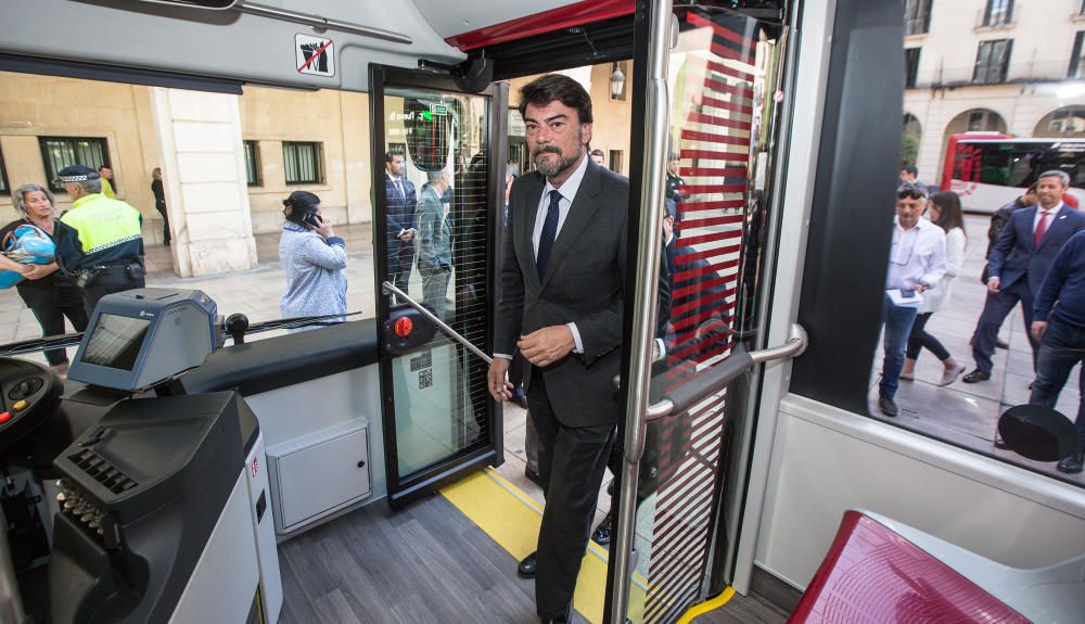 Autobuses híbridos en Alicante