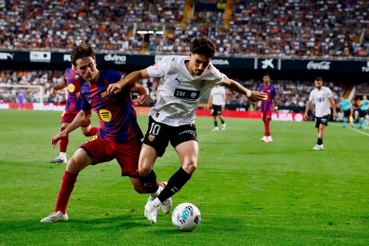 Imagen del último Valencia Barça