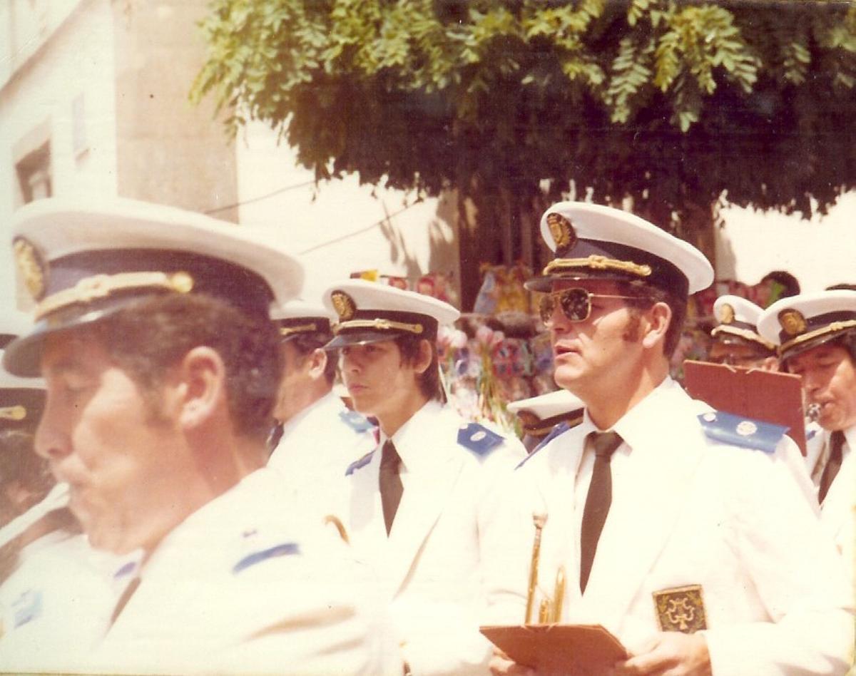 Pedro Espiau en sus primeros años en la Banda Sinfónica Municipal.