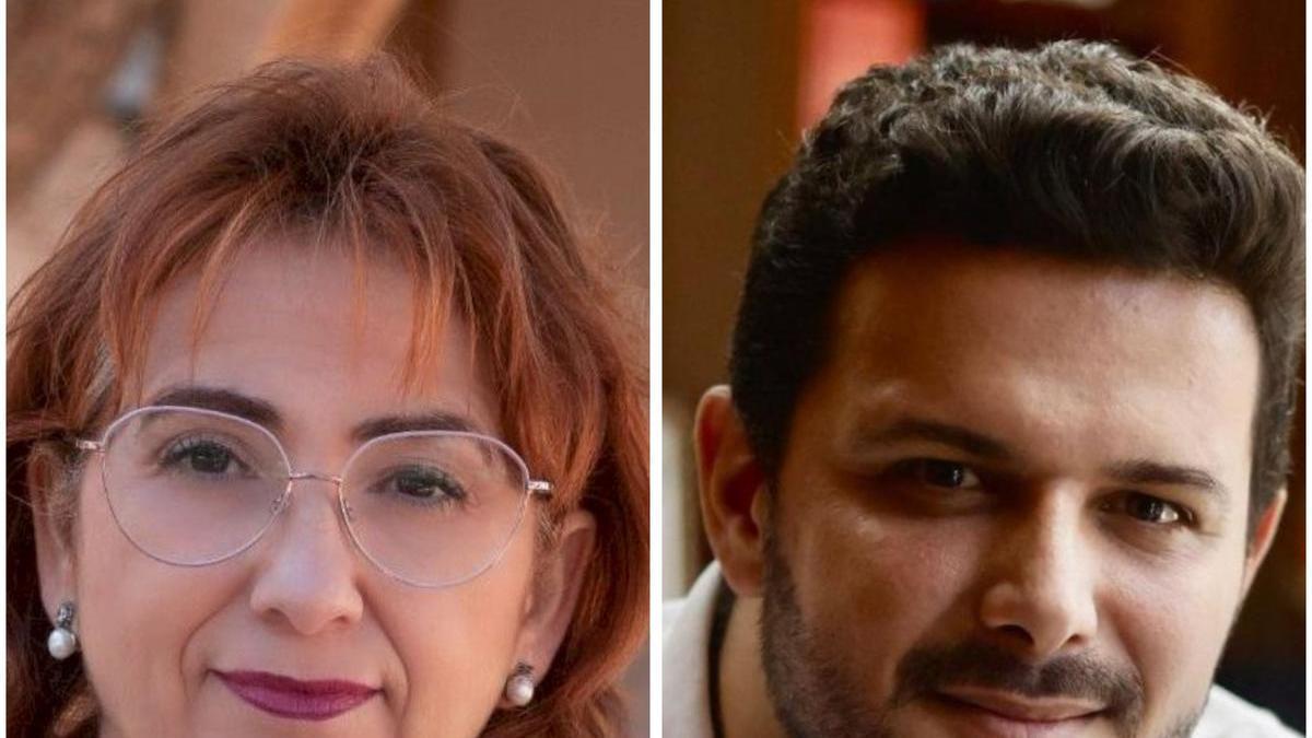 El alcalde, José Miguel Ferris, y la vicealcaldesa, María José Hernández.