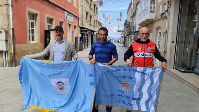 Félix Juncal, Juan Zunzunegui y Javier Pazos.