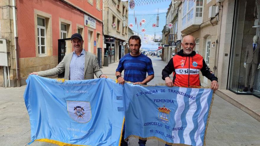 Félix Juncal, Juan Zunzunegui y Javier Pazos.