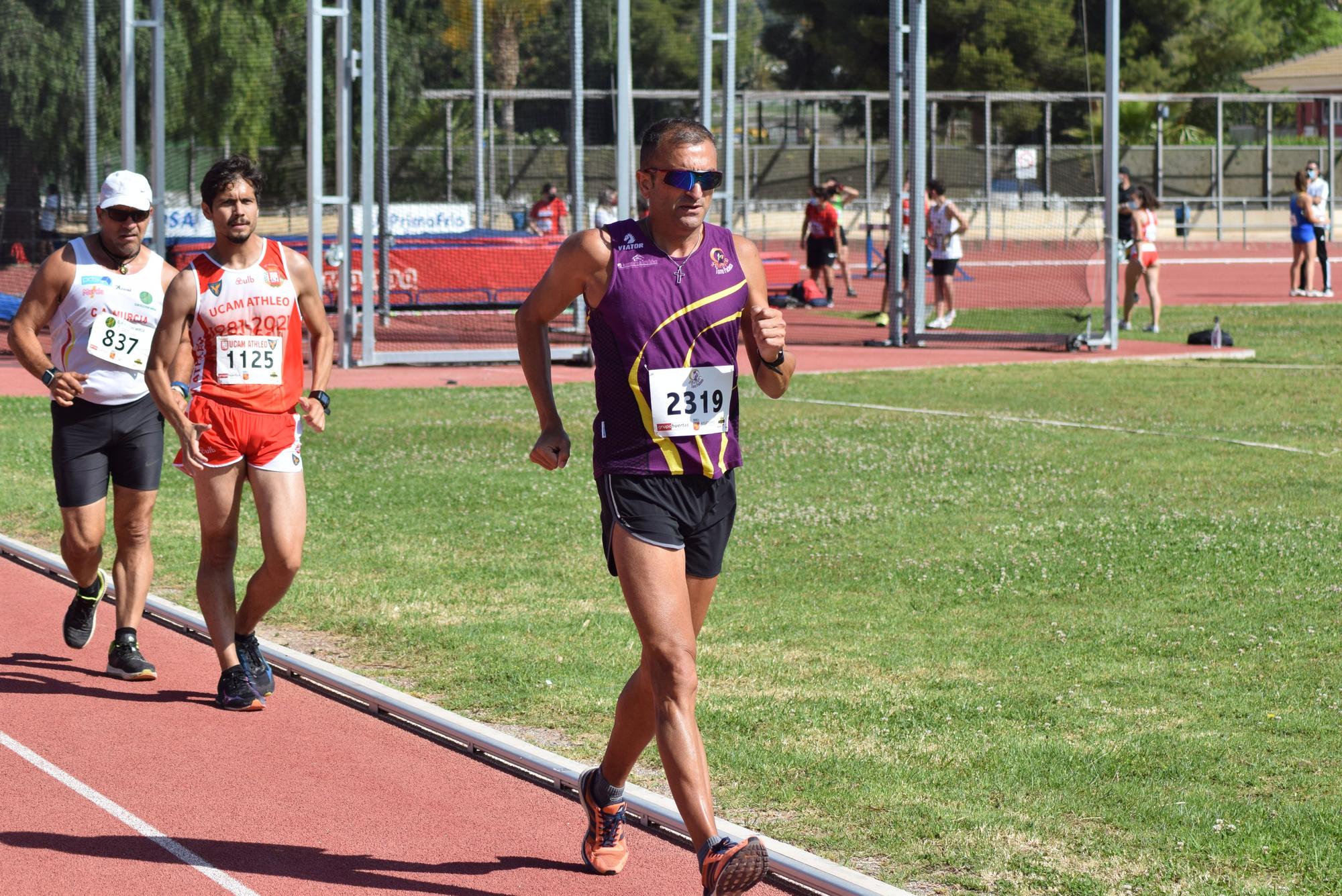 Control de atletismo en Alhama