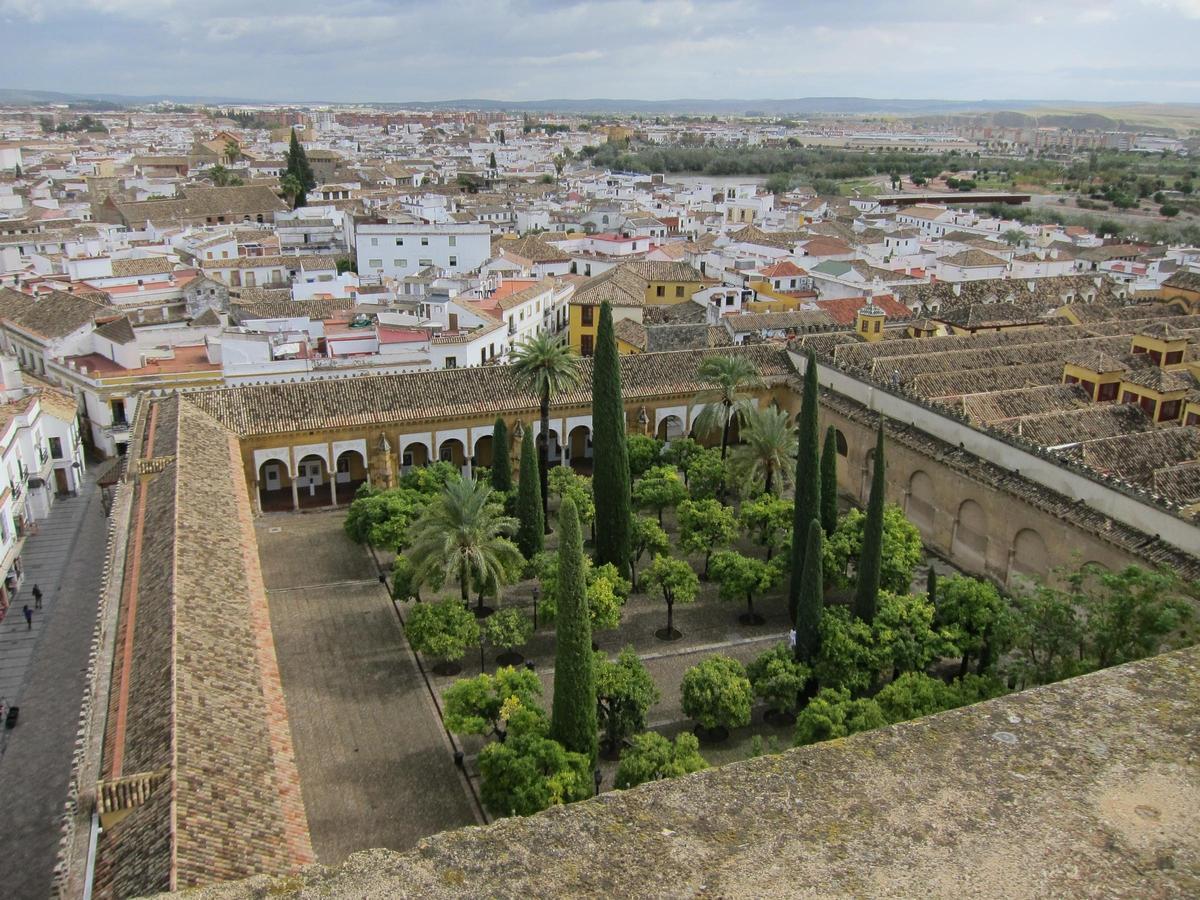 Vista aérea del Patio de los Naranjos.