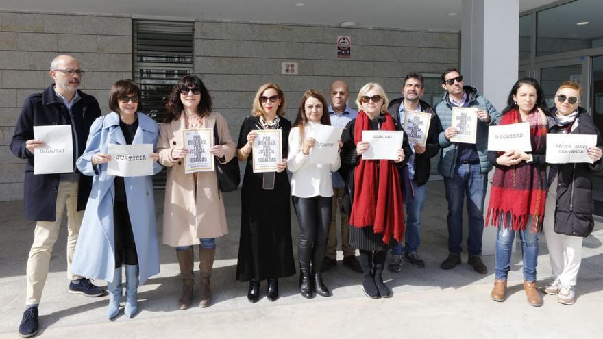 Protesta de letrados de Justicia en Ibiza: «El trato del Gobierno está siendo de menosprecio absoluto»