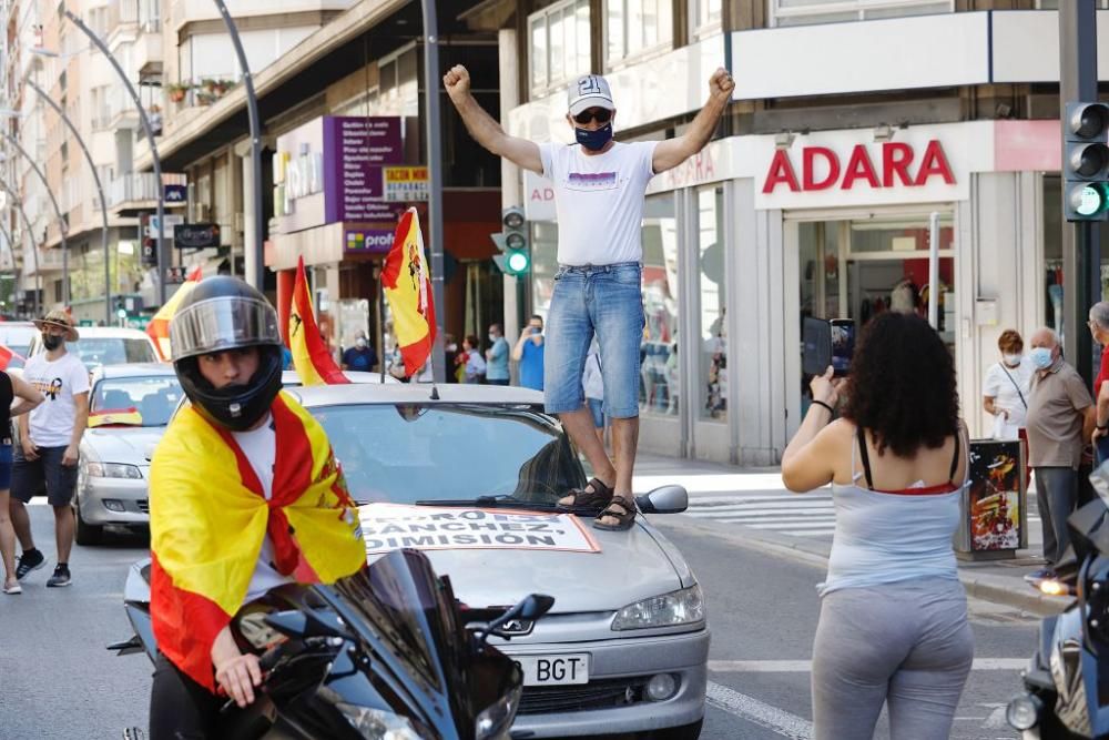 Manifestación contra el Gobierno de Sánchez