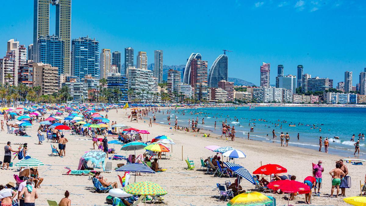 Playa de Poniente de Benidorm