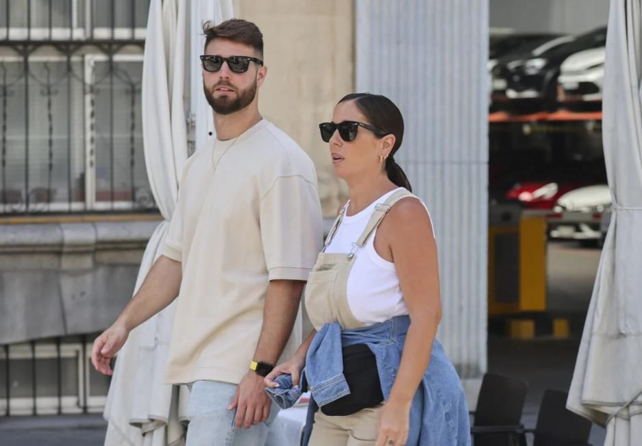 David Rodríguez y Anabel Pantoja en Madrid