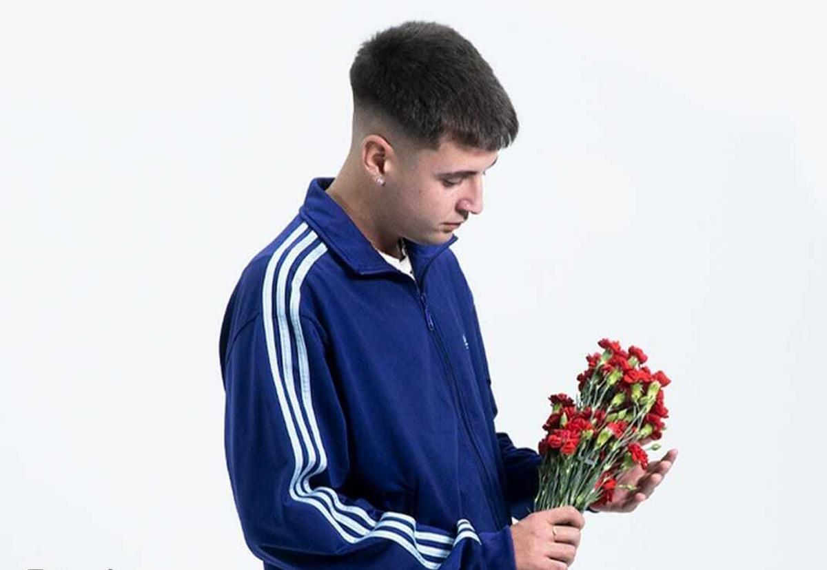 Martín Louro Piñeiro, 9Louro, en la imagen promocional de su segundo trabajo discográfico, 'Amorrer'