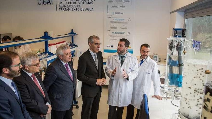 Francisco Conde, ayer en la inauguración de la Unidad Mixta Cigat.