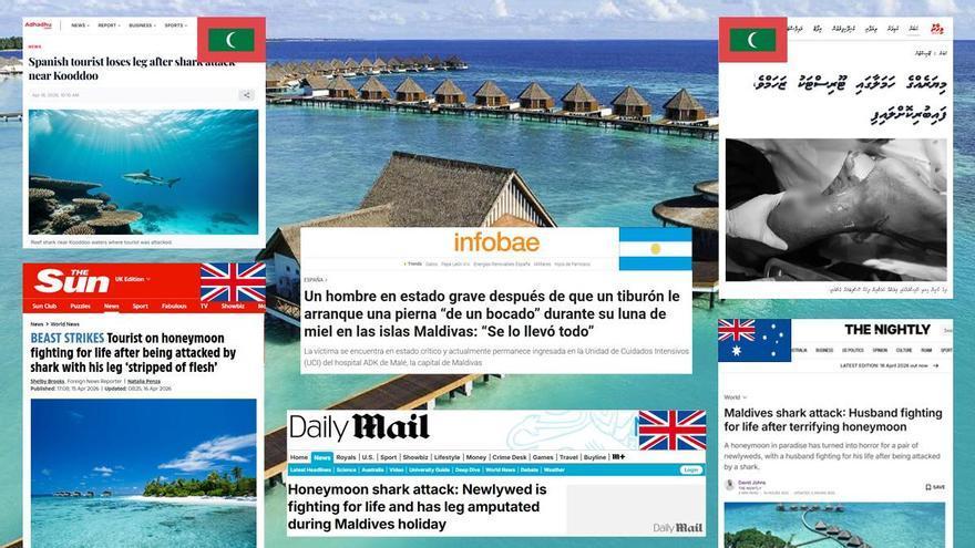 Prensa de todo el mundo se hace eco de la noticia de 'Mediterráneo' sobre el ataque de tiburón a un joven alicantino
