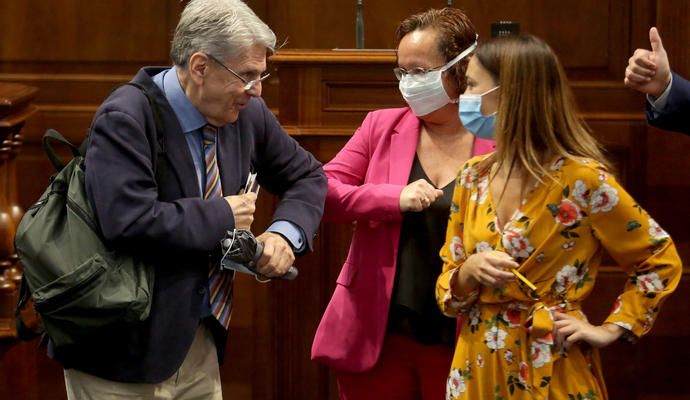 Coronavirus en Canarias | El primer Pleno del Parlamento de Canaria en estado de alarma